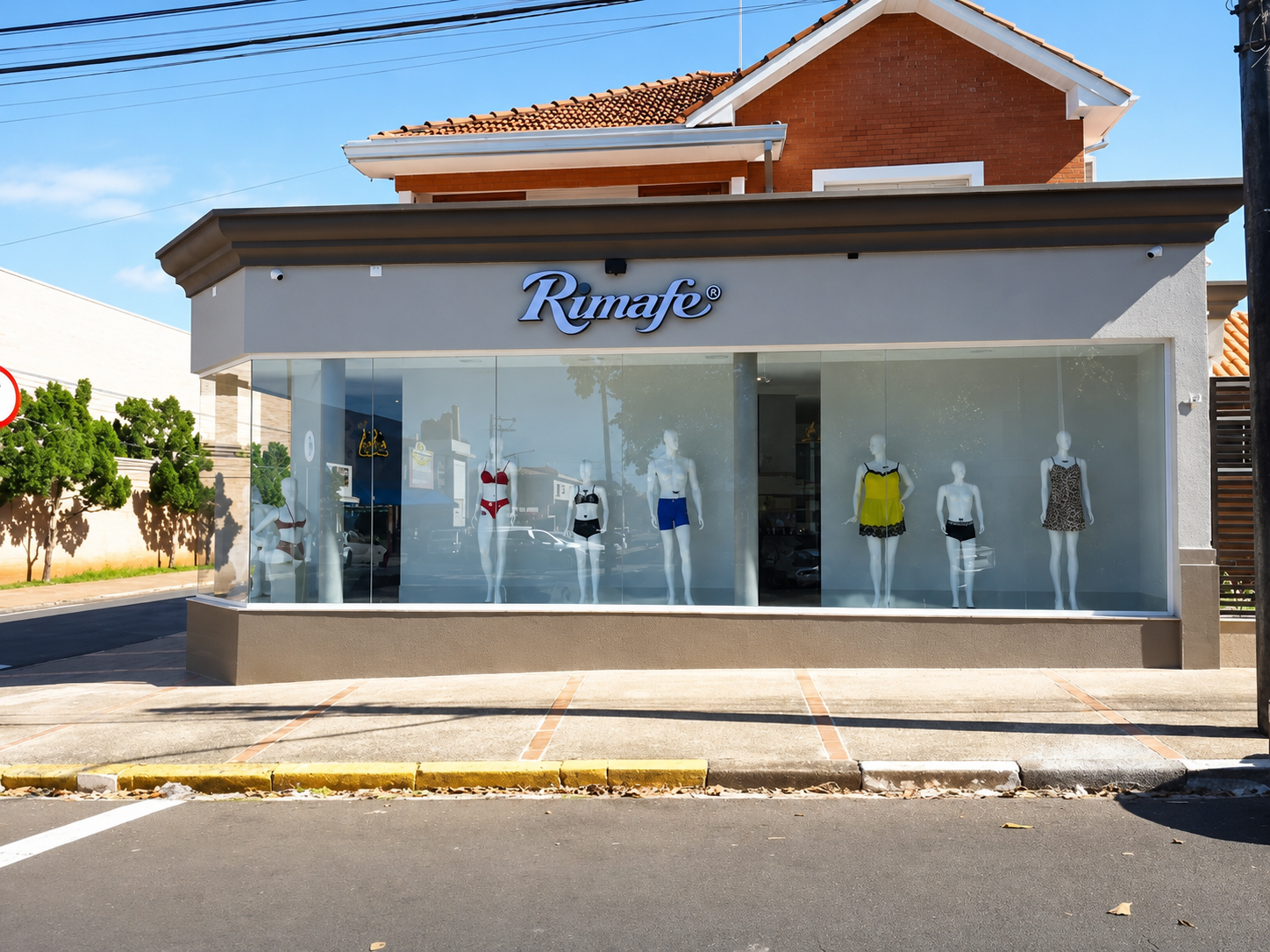 Fachada da Rimafe Moda Íntima na Rua Sete de Setembro em Presidente Prudente